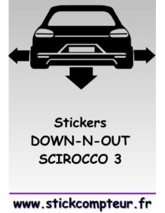 1 stickers Down-n-out SCIROCCO 3