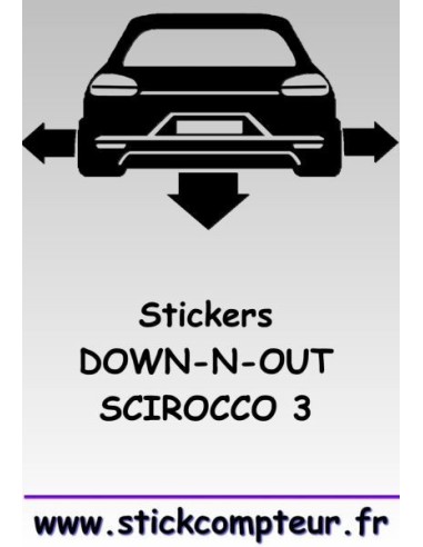 1 stickers Down-n-out SCIROCCO 3