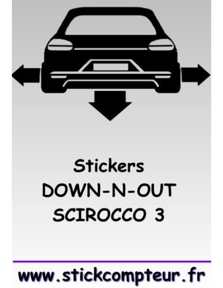 1 stickers Down-n-out SCIROCCO 3