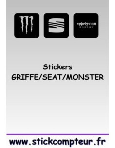 Stickers GRIFFE/SEAT/MONSTER