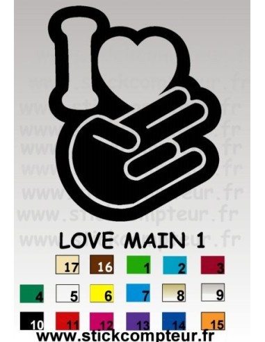 LOVE MAIN 1 Stickers *