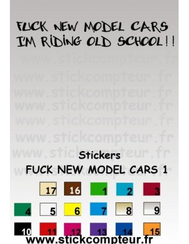 FUCK NEW MODEL CARS 1