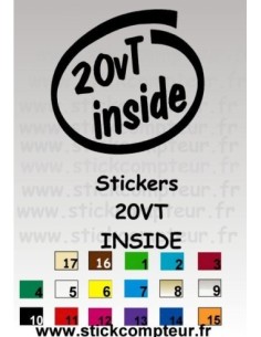Stickers 20 VT INSIDE