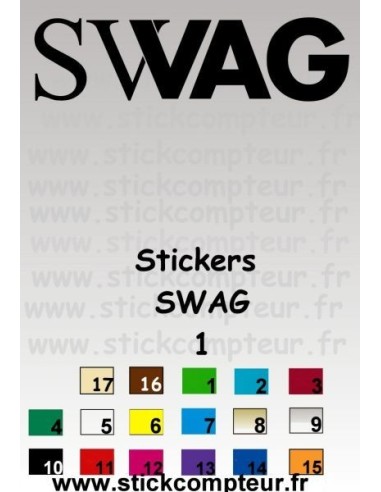 Stickers SWAG 1