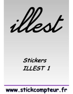 Stickers ILLEST 1