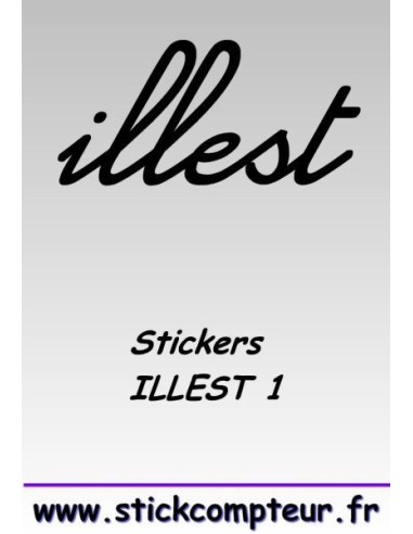 Stickers ILLEST 1