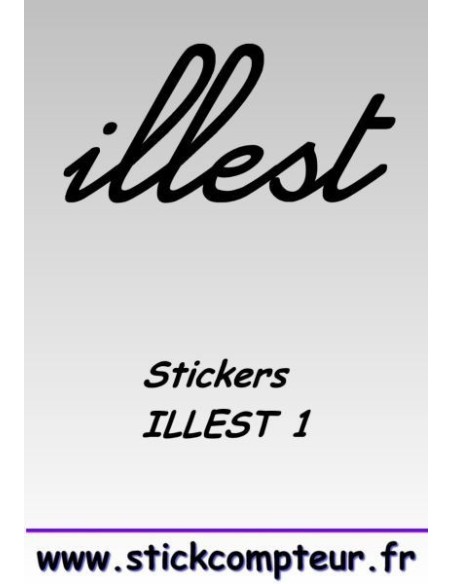 Stickers ILLEST 1
