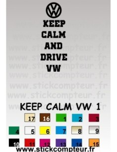KEEP CALM VW 1