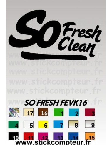 SO FRESH FEVK16