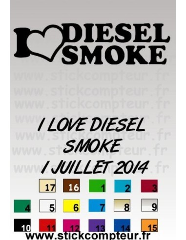 I LOVE DIESEL SMOKE 1 JUILLET 2014