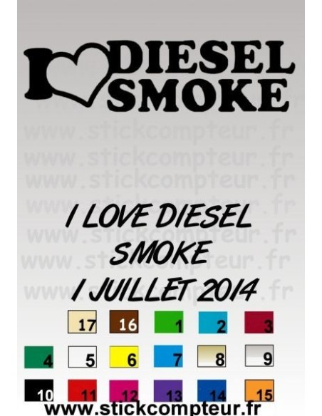I LOVE DIESEL SMOKE 1 JUILLET 2014
