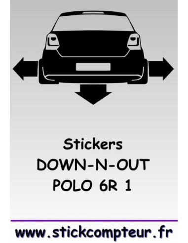 1 stickers Down-n-out POLO 6R 1