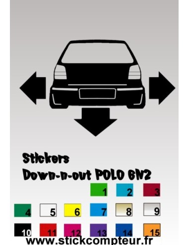 1 stickers Down-n-out POLO 6n2