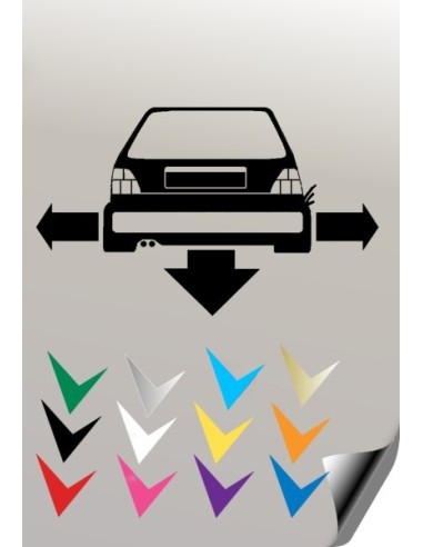 Autocollant 3 VW GOLF 2