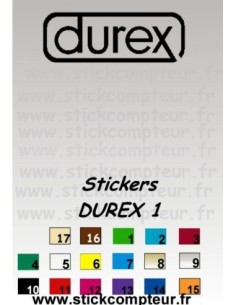 Stickers DUREX 1