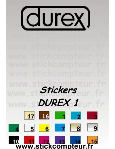 Stickers DUREX 1