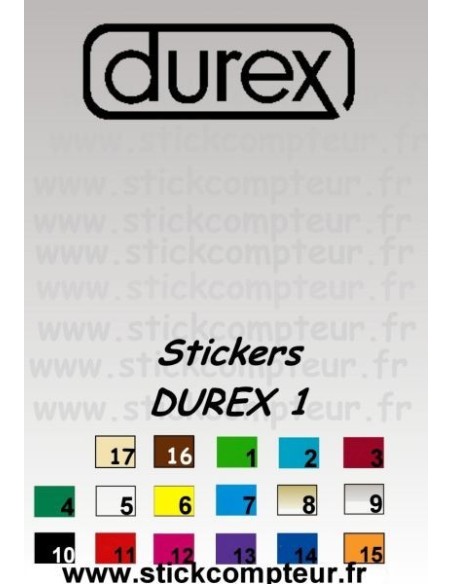 Stickers DUREX 1