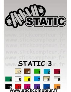 Stickers STATIC 3