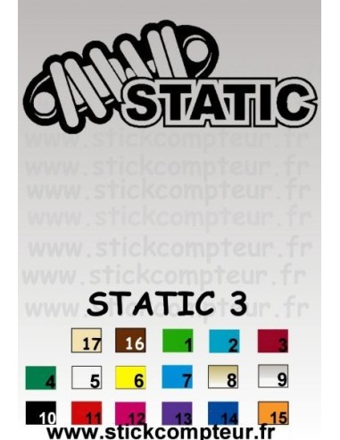Stickers STATIC 3