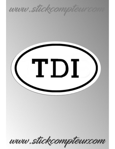 EMBLEME TDI VW Stickers*