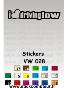 Stickers VW 028