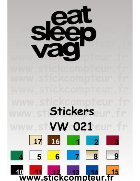 Stickers VW 021