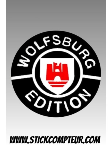 VW WOLFSBURG ROND Stickers*