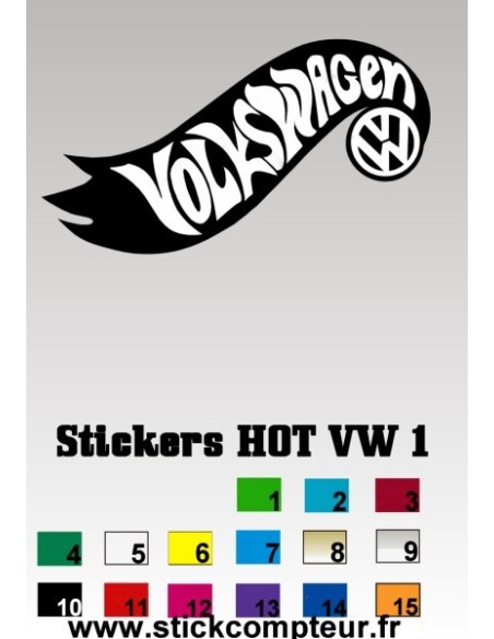 Stickers HOT VW 1