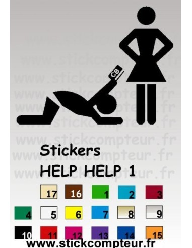 Stickers HELP HELP 1