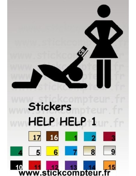 Stickers HELP HELP 1