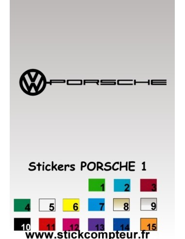 Stickers PORSCHE 1