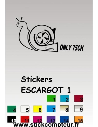 Stickers ESCARGOT 1