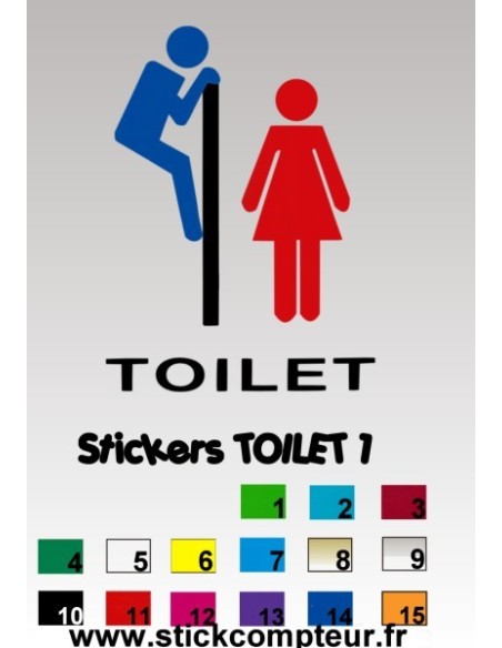 Stickers TOILET 1