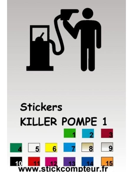 KILLER POMPE 1 Stickers*