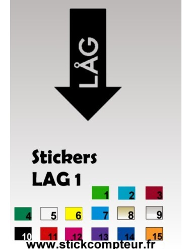 Stickers VW LAG 1