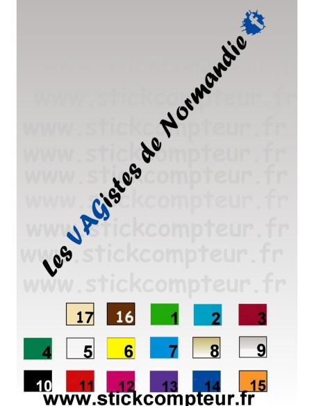 Les VAGistes de Normandie stickers