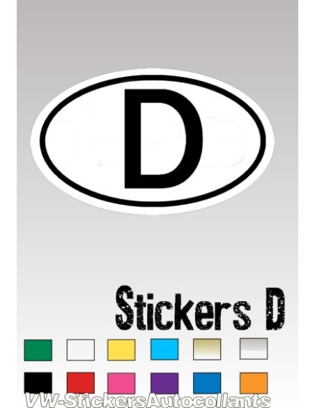 Autocollant EMBLEME D