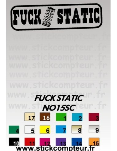 FUCK STATIC NO15SC