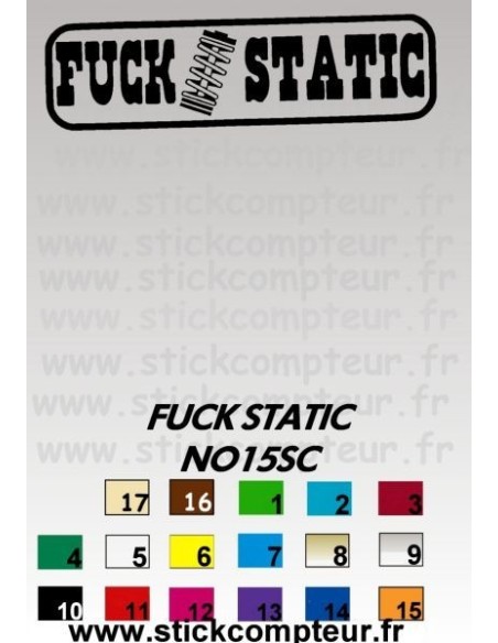 FUCK STATIC NO15SC
