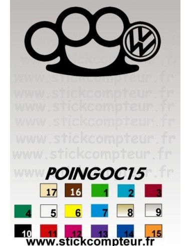 POINGOC15VW stickers *
