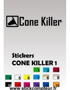 CONE KILLER 1 Stickers*