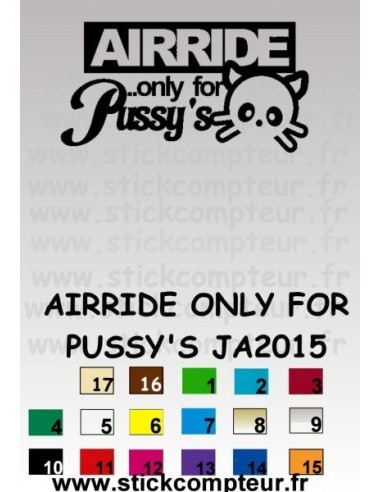 AIRRIDE PUSSY 1 JAN15