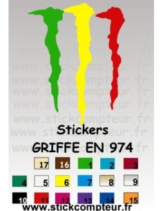 Stickers GRIFFE EN 974