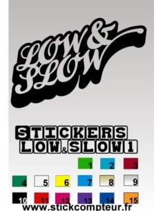 LOW & SLOW1 Stickers *