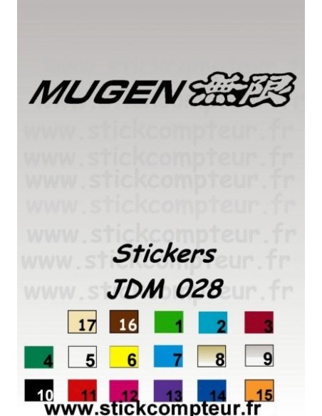 Stickers JDM 028