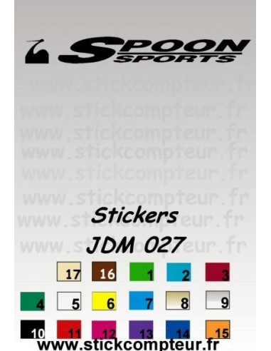 Stickers JDM 027