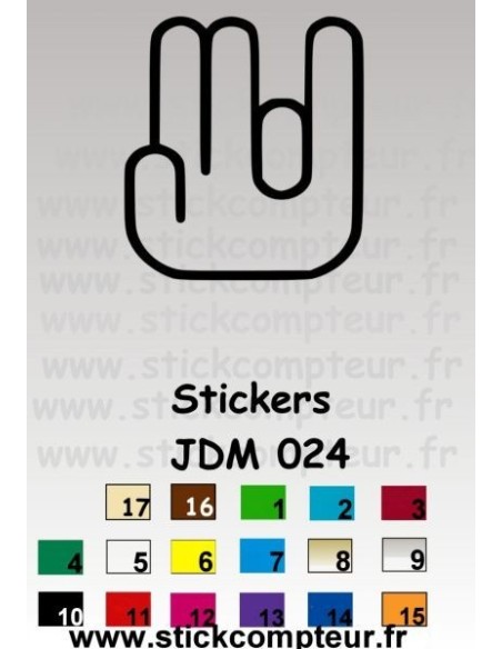 Stickers JDM 024