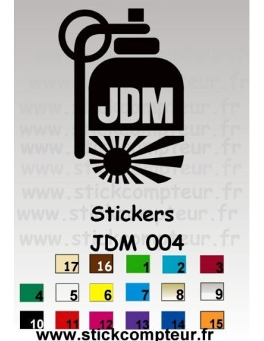 Stickers JDM 004