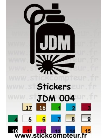 Stickers JDM 004