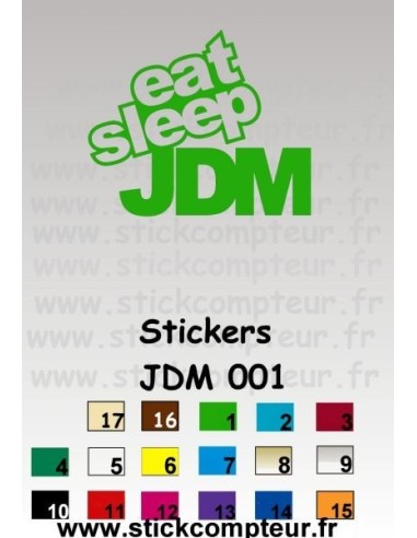 Stickers JDM 001